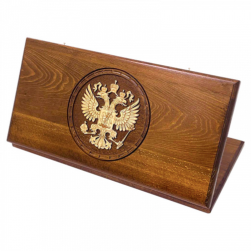 Нарды деревянные "Герб РФ"