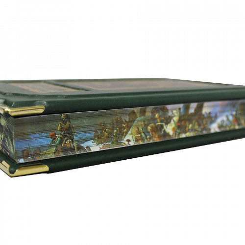 Книга в кожаном переплете "Суворов А.В. Наука побеждать"