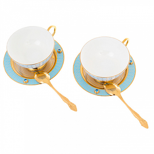 Чайный набор на две персоны "Бризе" Златоуст