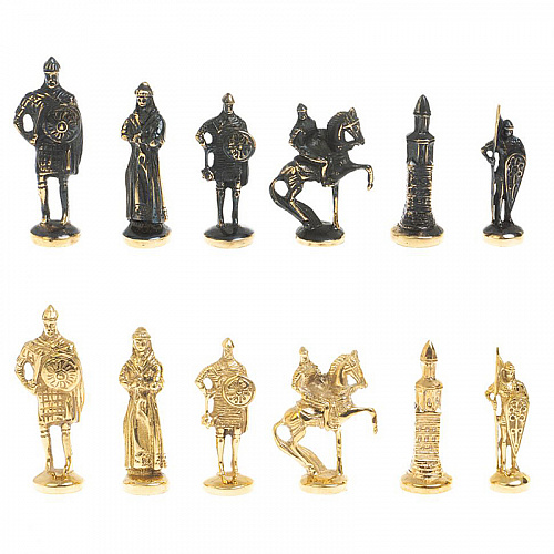 Шахматы из мрамора и лемезита "Русские"