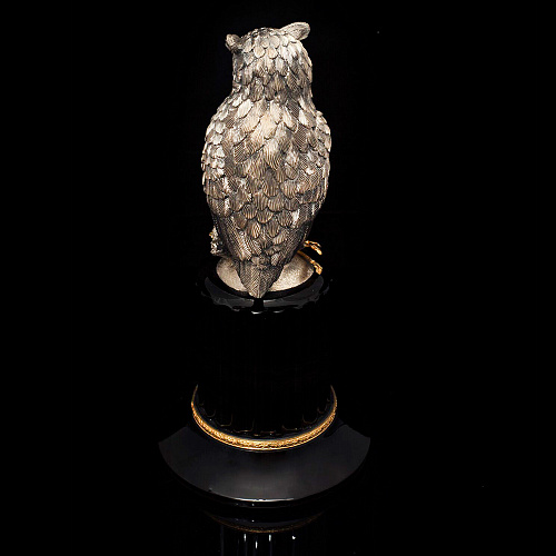 Статуэтка из серебра "Сова"