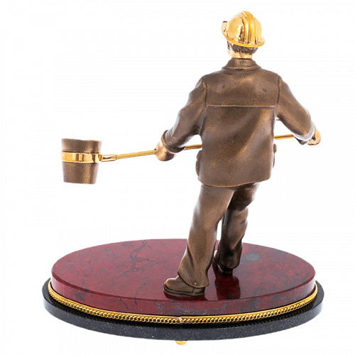 Статуэтка из бронзы "Металлург" Златоуст