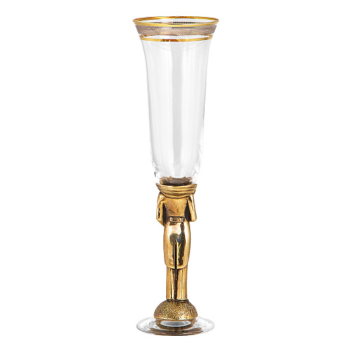 Набор из 2-х бокалов для шампанского Богемия "Он и Она"