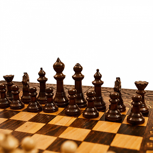 Подарочные шахматы + нарды "Милан"
