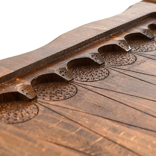 Нарды-шашки резные "Лев"