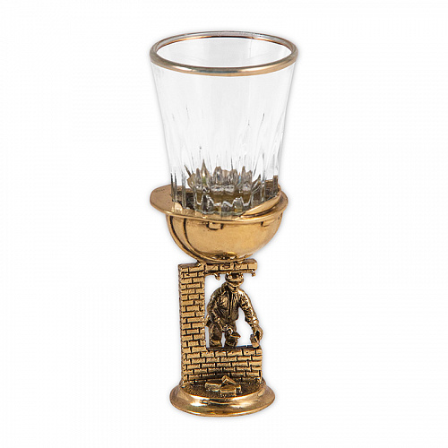 Набор из 6-ти стопок "Строительные" в деревянном ящике для инструментов 