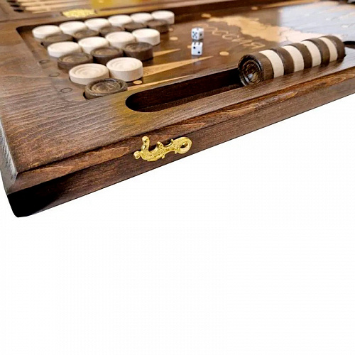 Нарды подарочные "Герб России"