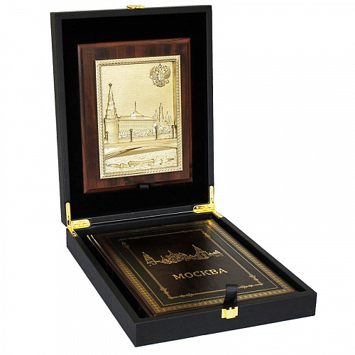 Подарочная книга в футляре "Москва" 