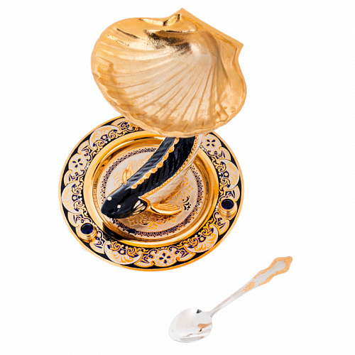 Икорница подарочная "Белуга" Златоуст