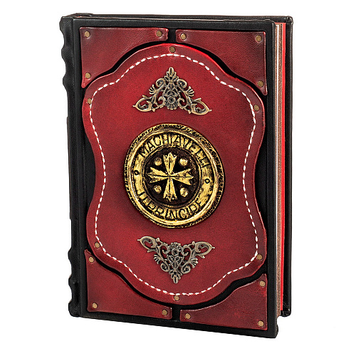 Книга подарочная в коже "Государь" Макиавелли