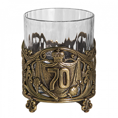 Набор из 6-ти бокалов для виски "Юбилей, 70 лет"