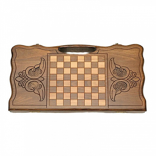 Нарды-шашки резные "Орел"