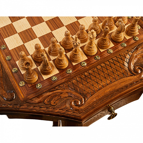 Шахматный стол "Сражение"