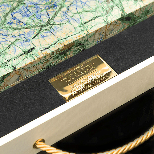 Эксклюзивные нарды из азурмалахита "Вселенная"