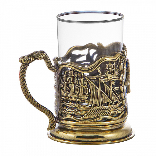 Подстаканник с ложкой "ВМФ"