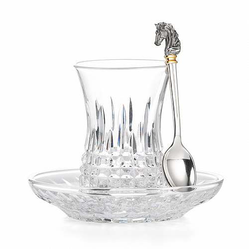 Армуд с ложкой и блюдцем "Лошадь"