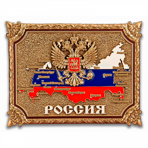 Набор 6 стопок и нож "Слава Русскому оружию"