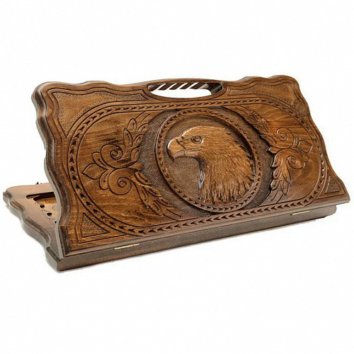 Нарды-шашки резные "Орел"