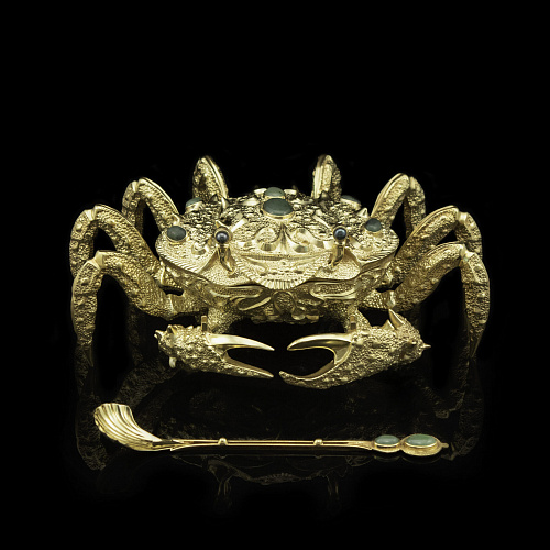 Икорница подарочная "Золотой краб" 