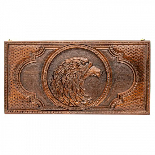 Нарды из дерева резные "Орел"