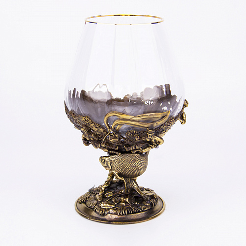 Набор из 6-ти бокалов на подставке "Рыбалка" 