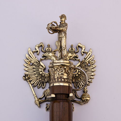 Ложка для обуви из бронзы "Атомщик" с крючком