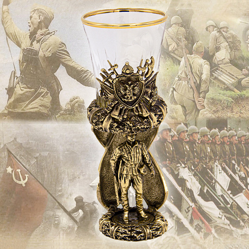 Подарочный набор в кейсе "Русские Воины" 