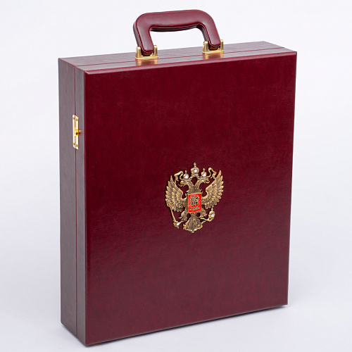 Подарочный набор в кейсе "Русские Воины" 