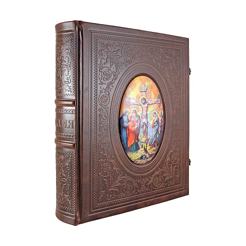 Подарочная Библия в кожаном переплете