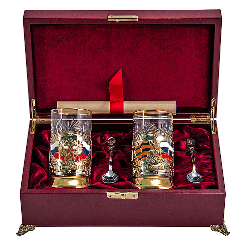 Чайный набор "Россия, Георгий Победоносец"