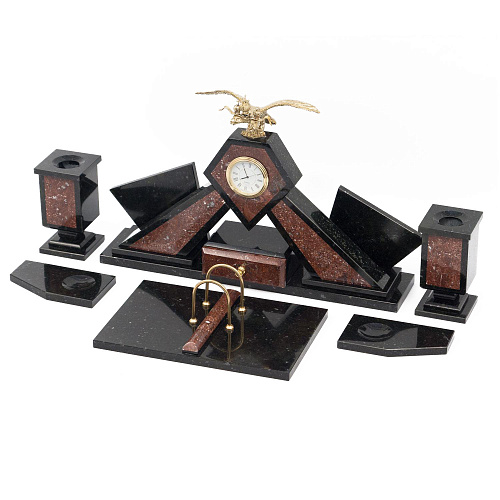 Настольный набор "Двуглавый орел" креноид