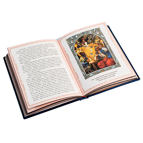 Книга в кожаном переплете «Вечера на хуторе близ Диканьки» Н. В. Гоголь