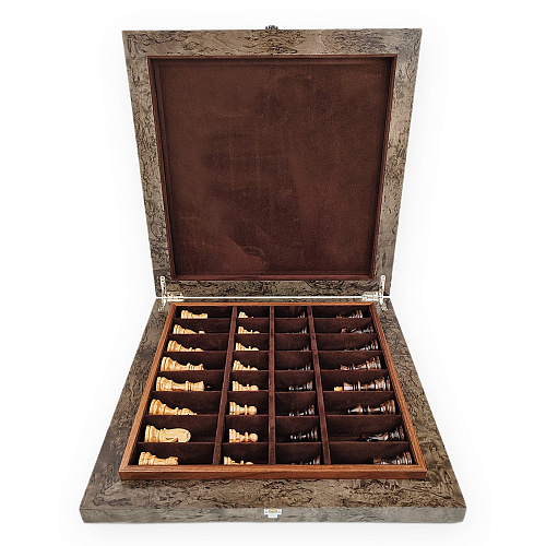 Шахматы из мореной карельской березы "Классические"