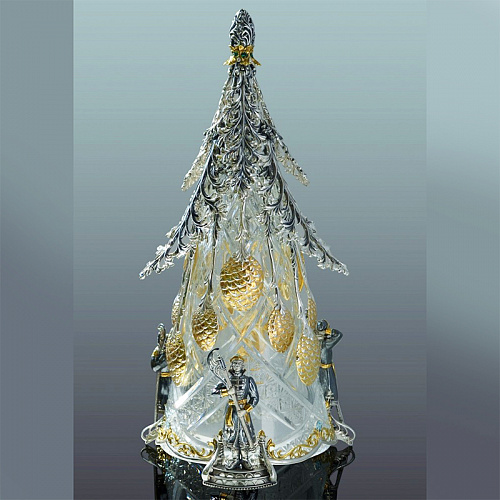 Эксклюзивный набор серебряных ложек "Ель"