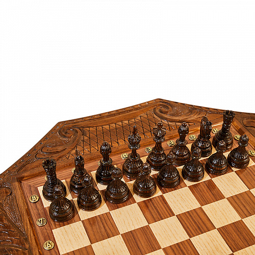 Шахматный стол "Сражение"