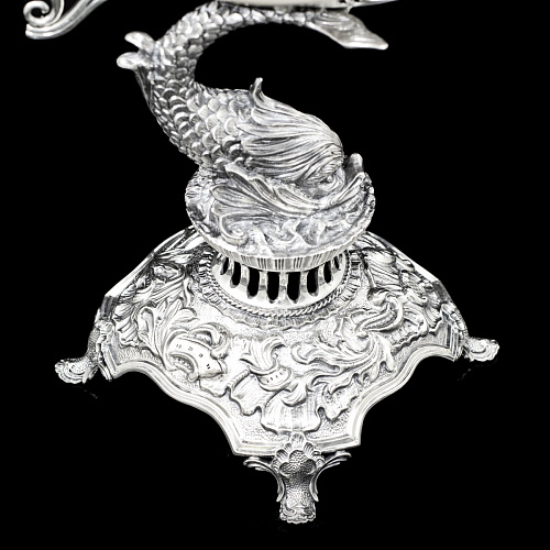 Эксклюзивный корабль из серебра