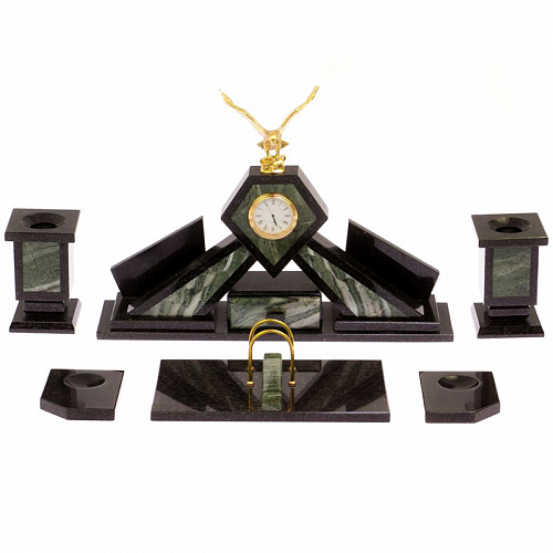 Настольный набор из камня "Орел" 