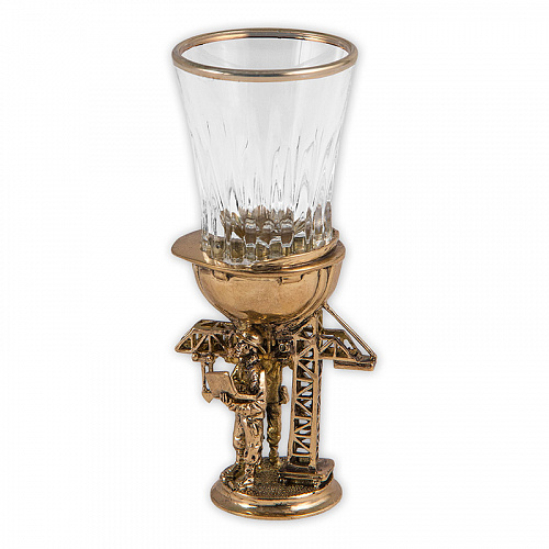 Набор из 6-ти стопок "Строительные" в деревянном ящике для инструментов 