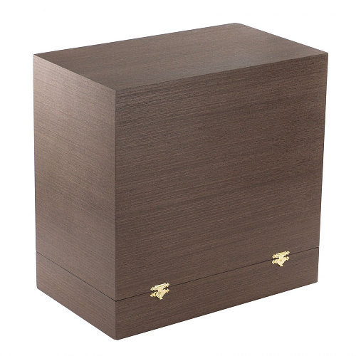 Каминные часы из малахита "Орел" 