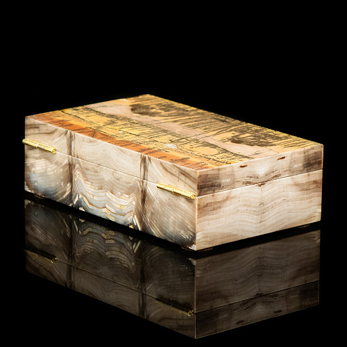 Шкатулка для сигар (хьюмидор) "Яшма"