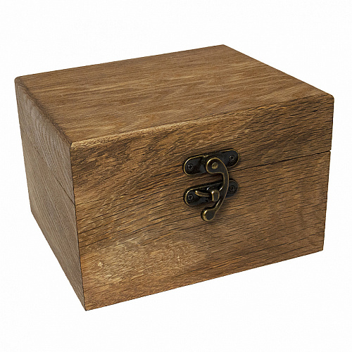 Бокал для виски "Медведь" с камнями в деревянном футляре