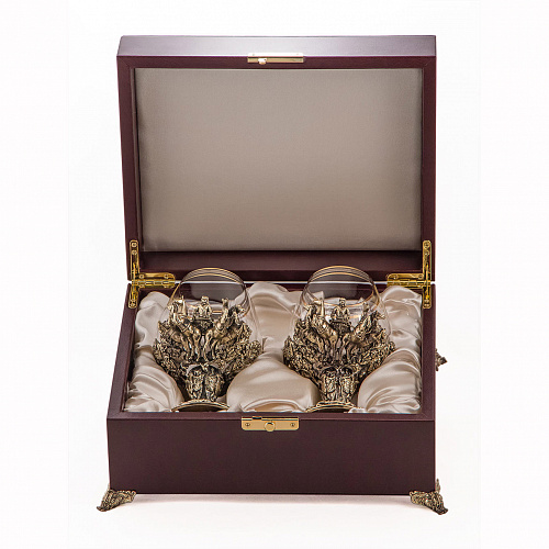 Набор из 2-х бокалов для бренди "Княжеский" 