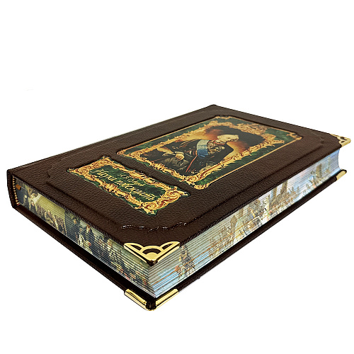 Книга в кожаном переплете "Наука побеждать" Суворов А.В. 